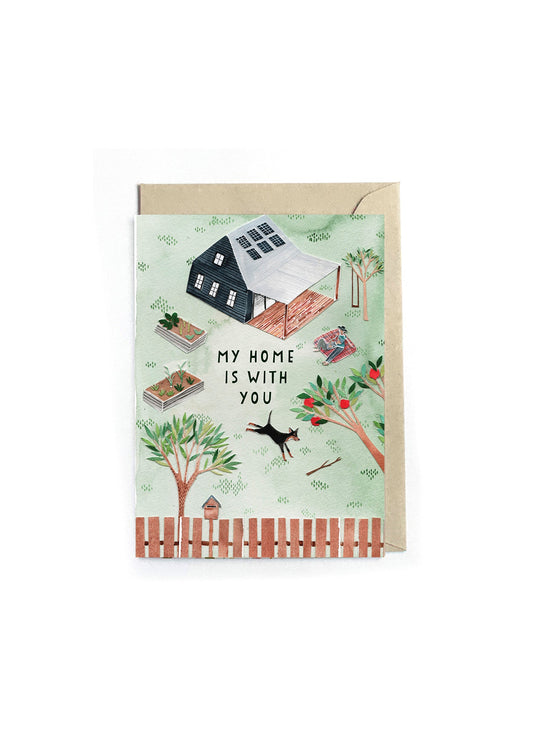 With you I am Home Card