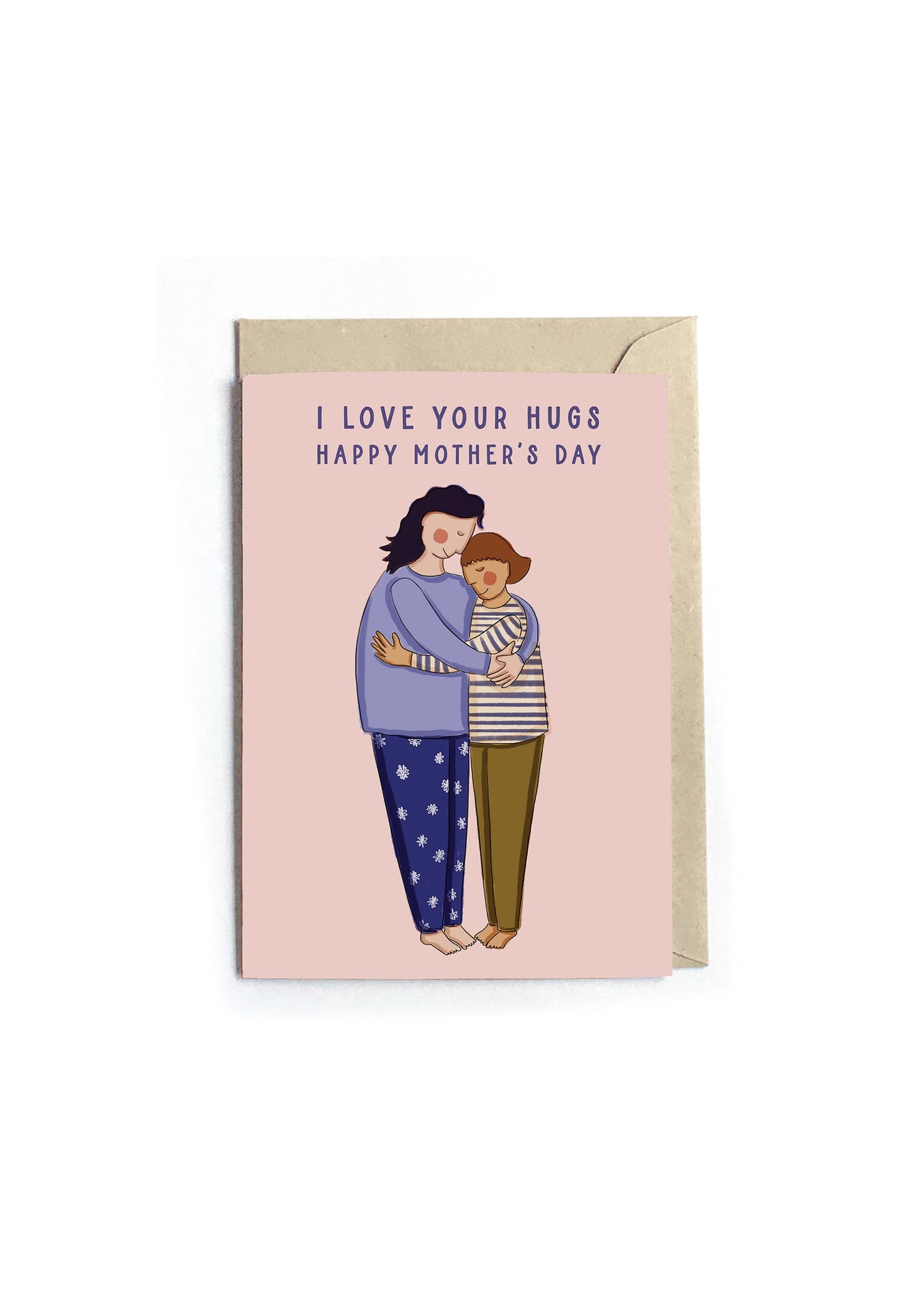 Greeting Card - Happy Mother's Day, I Love Your Hugs Mum