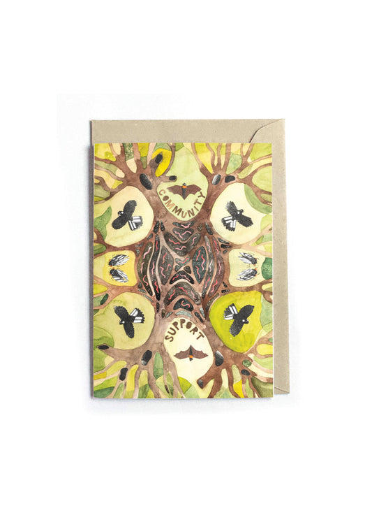 Community & Support - Poetry Card