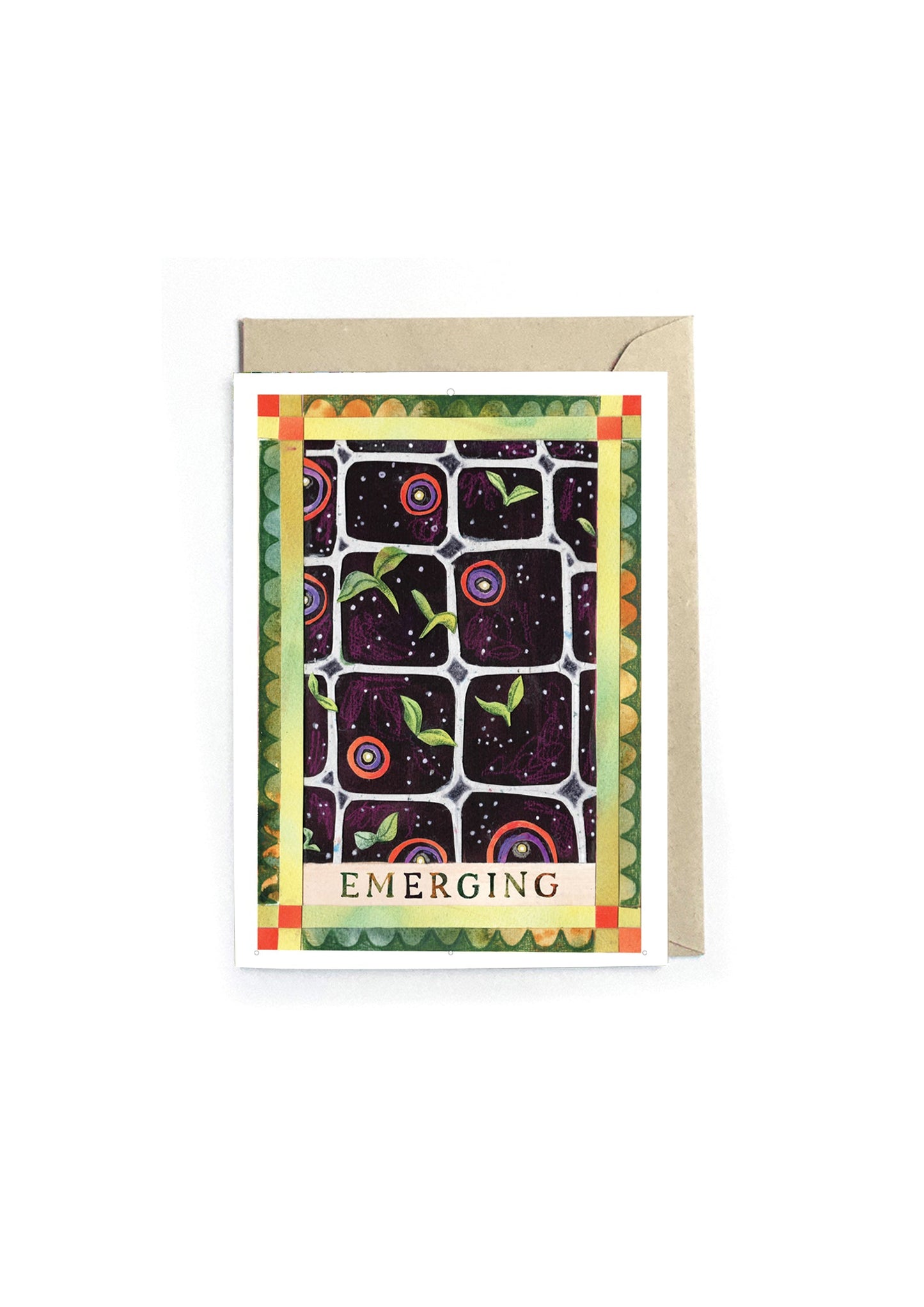 Emerging – Australian Poetry Greeting Card | Nature Magic Collection