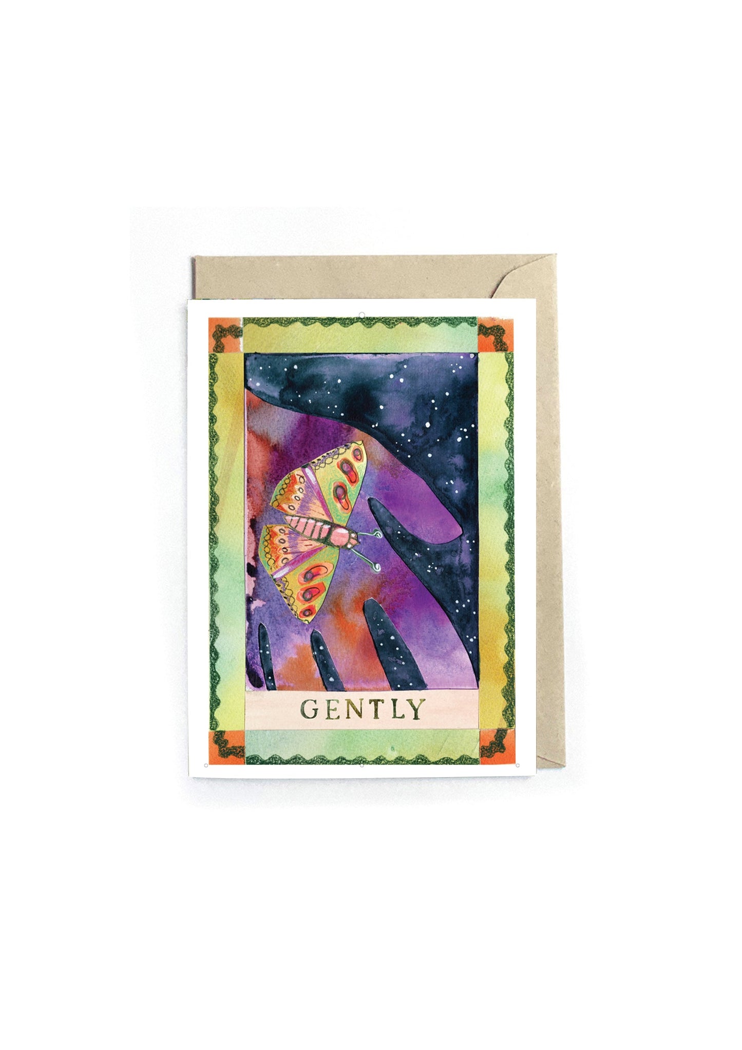 Gently – Eco Friendly Australian Poetry Greeting Card