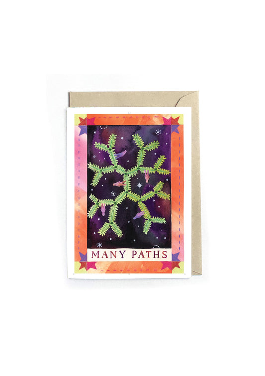 Many Paths – Australian Poetry Greeting Card | Nature Magic Collection