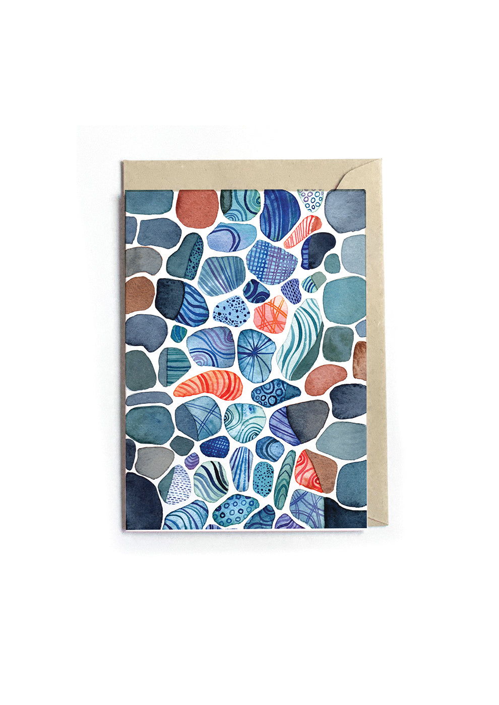 River Rocks Greeting Card