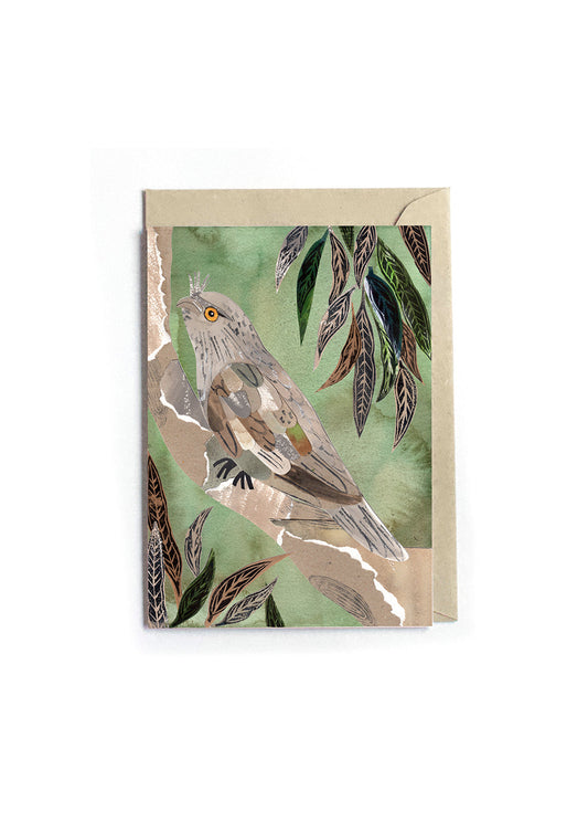 Tawny Frogmouth Greeting Card