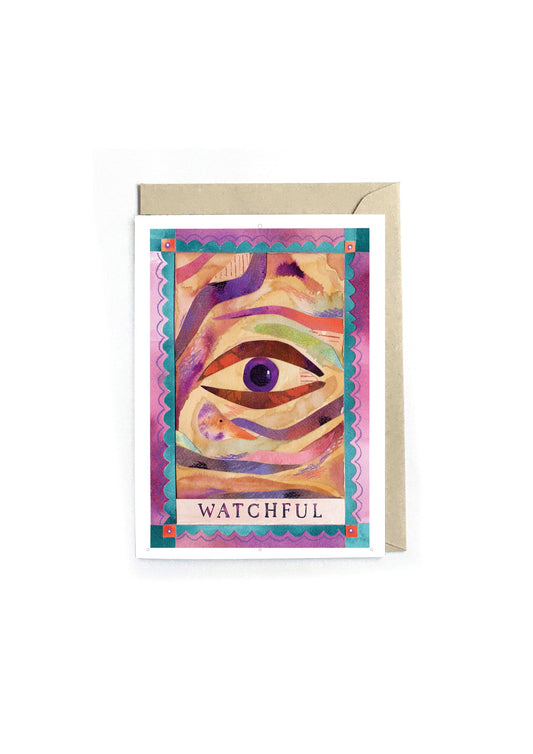 Watchful – Environmental Poetry Greeting Card